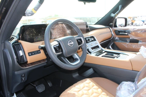NISSAN PATROL Y63 3.5L PETROL 4WD LE PLATINUM CITY 2026 - BLACK/TAN