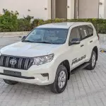 Toyota Prado TX 2.7L Petrol 2023 Model Year White Color Exterior - Thumbnail 2