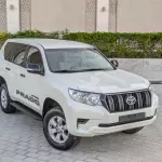 Toyota Prado TX 2.7L Petrol 2023 Model Year White Color Exterior - Thumbnail 1
