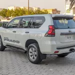 Toyota Prado TX 2.7L Petrol 2023 Model Year White Color Exterior - Thumbnail 3