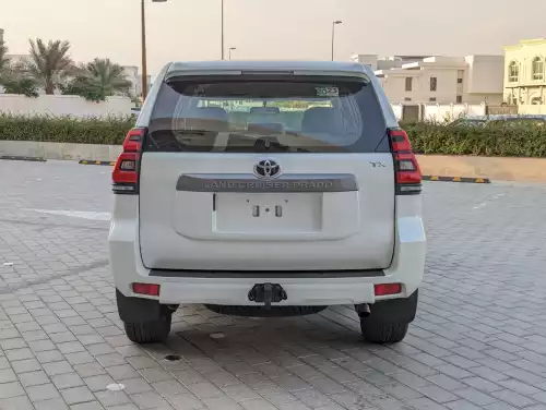 Toyota Prado TX 2.7L Petrol 2023 Model Year White Color Exterior