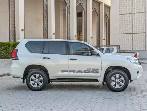 Toyota Prado TX 2.7L Petrol 2023 Model Year White Color Exterior