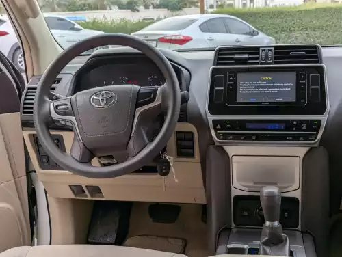 Toyota Prado TX 2.7L Petrol 2023 Model Year White Color Exterior