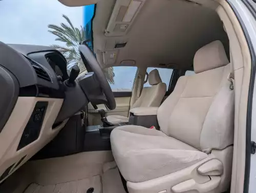 Toyota Prado TX 2.7L Petrol 2023 Model Year White Color Exterior