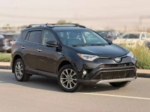 Toyota Rav4 Limited 2.5L Hybrid 2016 Model Year Black Color Exterior