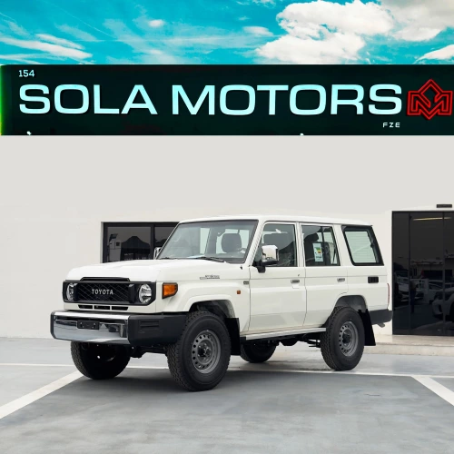Toyota Land Cruiser LC 76 HardTop 4.0L Petrol 2025 Model Year White Color Exterior