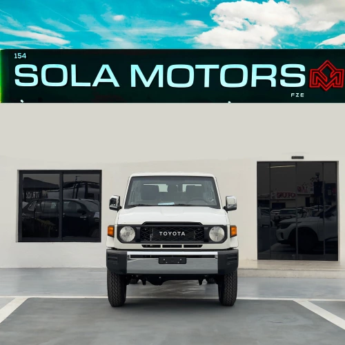 Toyota Land Cruiser LC 76 HardTop 4.0L Petrol 2025 Model Year White Color Exterior