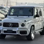 Mercedes-Benz G63 Night Package 4.0L Petrol 2023 Model Year White Color Exterior - Thumbnail 1