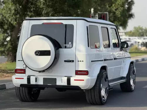Mercedes-Benz G63 Night Package 4.0L Petrol 2023 Model Year White Color Exterior
