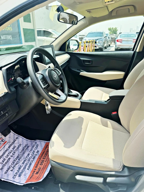 Toyota Yaris Full option 1.5L Petrol 2023 Model Year White Color Exterior
