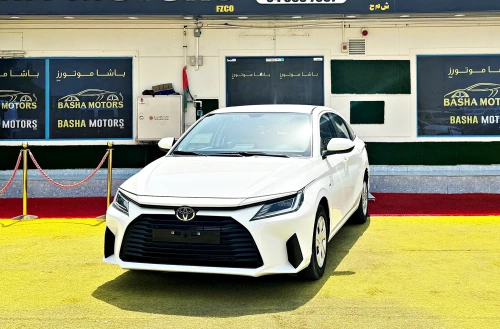 Toyota Yaris Full option 1.5L Petrol 2023 Model Year White Color Exterior