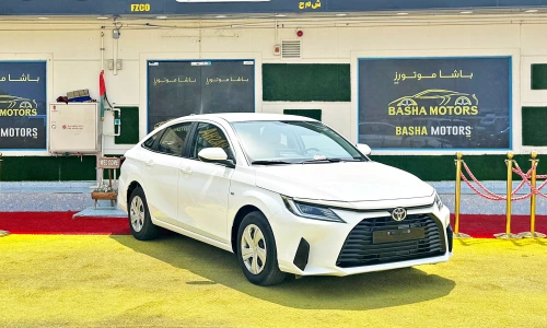 Toyota Yaris Full option 1.5L Petrol 2023 Model Year White Color Exterior
