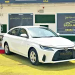 Toyota Yaris Full option 1.5L Petrol 2023 Model Year White Color Exterior - Thumbnail 4
