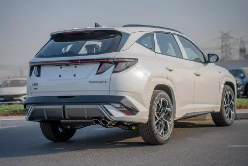 Hyundai Tucson N line 2025 1.5L Turbo Petrol 2025 Model Year White Color Exterior