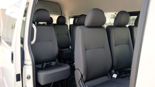 Toyota Hiace Passenger 2.5L Diesel 2025 Model Year White Color Exterior 