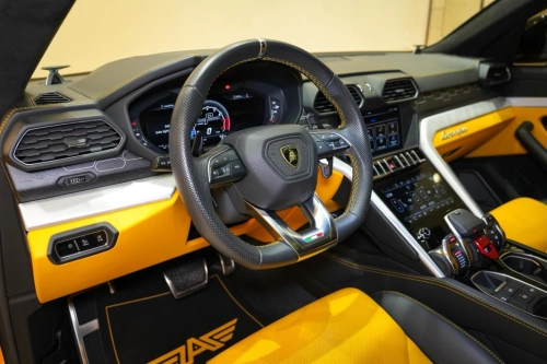 Lamborgini Urus 4.0L Petrol 2019 Model Year Yellow Color Exterior