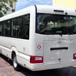 Toyota Coaster 23 Seater 2.7L Petrol 2026 Model Year White Color Exterior - Thumbnail 3