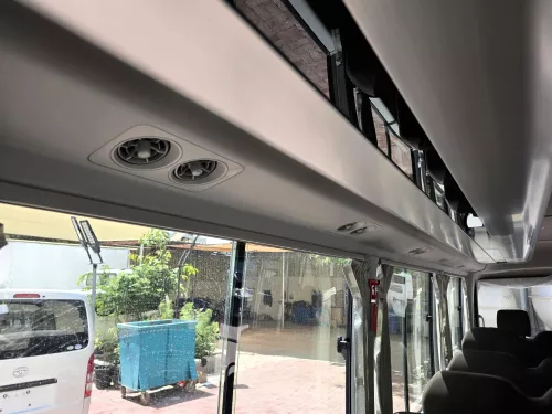 Toyota Coaster 23 Seater 2.7L Petrol 2026 Model Year White Color Exterior
