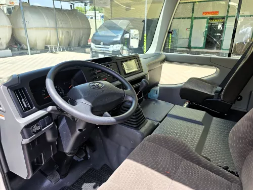 Toyota Coaster 23 Seater 2.7L Petrol 2026 Model Year White Color Exterior