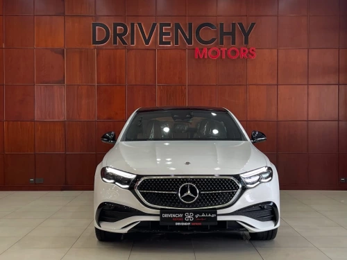 Mercedes-Benz E 300 Full Option 2.0L Petrol 2024 Model Year White Color Exterior 