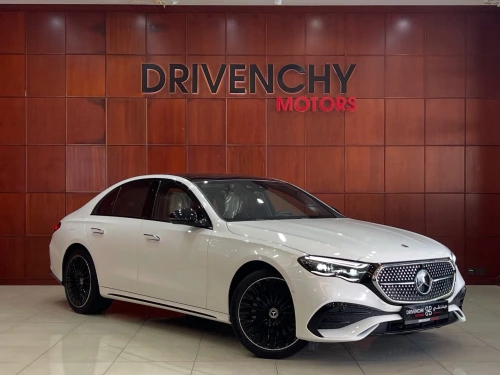 Mercedes-Benz E 300 Full Option 2.0L Petrol 2024 Model Year White Color Exterior 