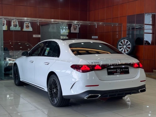 Mercedes-Benz E 300 Full Option 2.0L Petrol 2024 Model Year White Color Exterior 