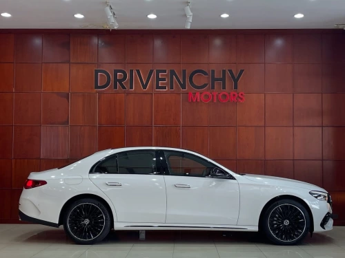 Mercedes-Benz E 300 Full Option 2.0L Petrol 2024 Model Year White Color Exterior 