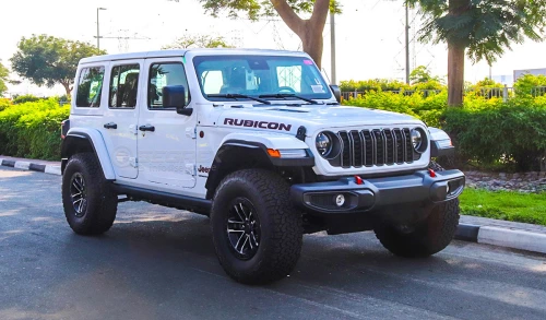Jeep Wrangler Rubicon Unlimited 2.0L Petrol 2026 Model Year White Color Exterior