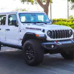 Jeep Wrangler Rubicon Unlimited 2.0L Petrol 2026 Model Year White Color Exterior - Thumbnail 1
