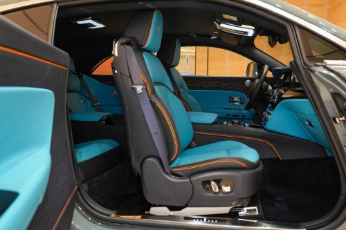 Rolls-Royce Spectre Fully Electric 2024 Model Year Green Color Exterior