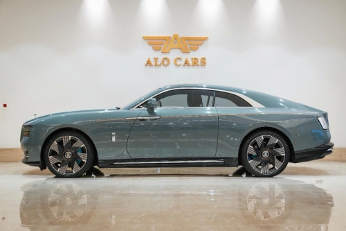 Rolls-Royce Spectre Fully Electric 2024 Model Year Green Color Exterior