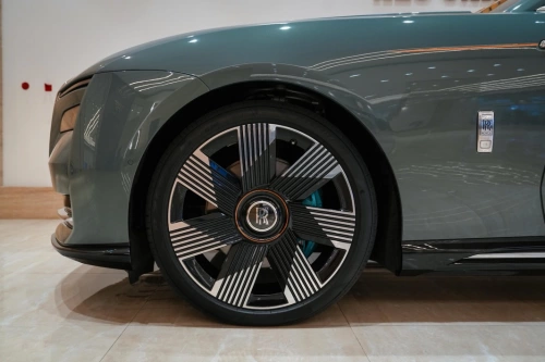 Rolls-Royce Spectre Fully Electric 2024 Model Year Green Color Exterior