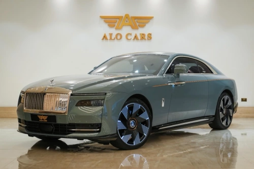 Rolls-Royce Spectre Fully Electric 2024 Model Year Green Color Exterior