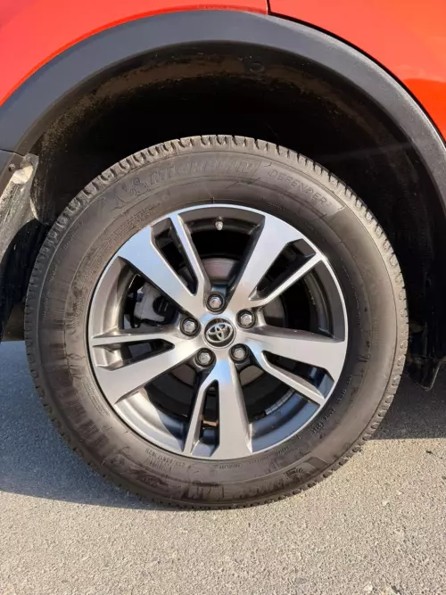 Toyota Rav4 XLE 2.5L Petrol 2016 Model Year Orange Color Exterior 