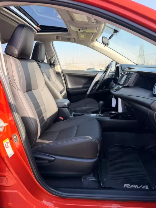 Toyota Rav4 XLE 2.5L Petrol 2016 Model Year Orange Color Exterior 