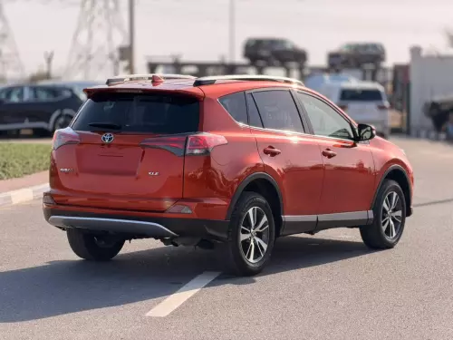 Toyota Rav4 XLE 2.5L Petrol 2016 Model Year Orange Color Exterior 