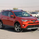 Toyota Rav4 XLE 2.5L Petrol 2016 Model Year Orange Color Exterior  - Thumbnail 3