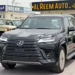 Lexus Lx600 VIP 3.5L Petrol 2025 Model Year Black Color Exterior - Thumbnail 1