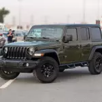 Jeep Wrangler Sport 4WD 2.0L Petrol 2023 Model Year Green Color Exterior  - Thumbnail 1