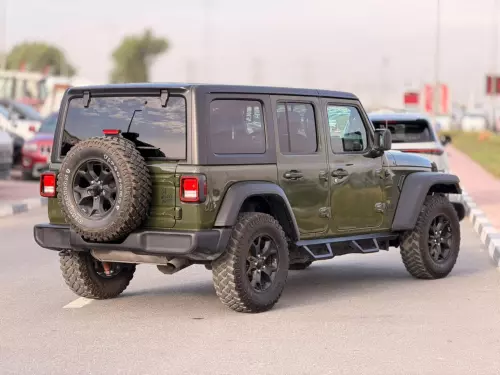 Jeep Wrangler Sport 4WD 2.0L Petrol 2023 Model Year Green Color Exterior 