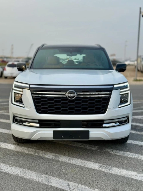 Nissan Petrol LE Platinum 3.5L Petrol 2026 Model Year White Color Exterior 