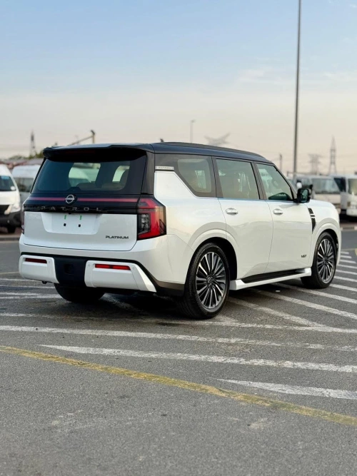 Nissan Petrol LE Platinum 3.5L Petrol 2026 Model Year White Color Exterior 