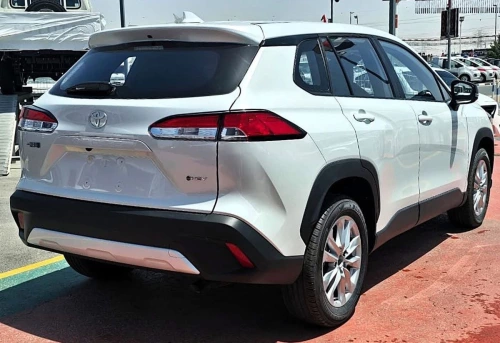 Toyota Corolla Cross HEV 2.0L Hybrid 2025 Model Year White Color Exterior 