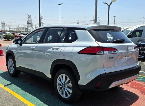 Toyota Corolla Cross HEV 2.0L Hybrid 2025 Model Year White Color Exterior 