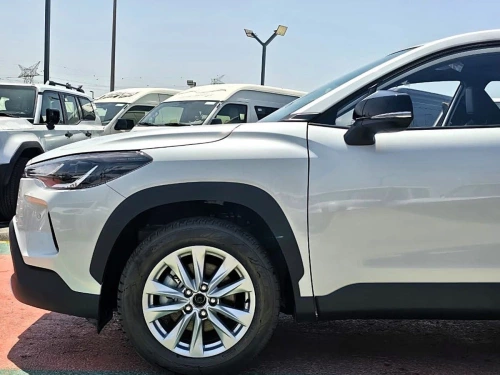 Toyota Corolla Cross HEV 2.0L Hybrid 2025 Model Year White Color Exterior 