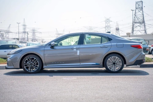 Toyota Camry LE 2.5L Hybrid 2025 Model Year Gray Color Exterior 