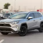 Toyota Rav4 XLE 2.5L Hybrid 2022 Model Year Silver Color Exterior  - Thumbnail 2