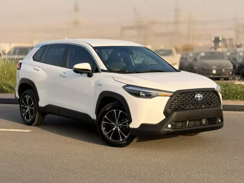 Toyota Corolla Cross 2.0L Hybrid 2022 Model Year White Color Exterior 
