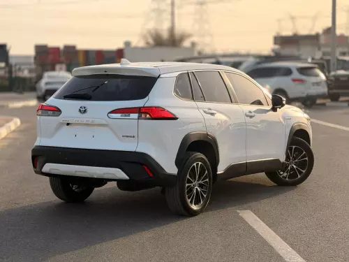Toyota Corolla Cross 2.0L Hybrid 2022 Model Year White Color Exterior 