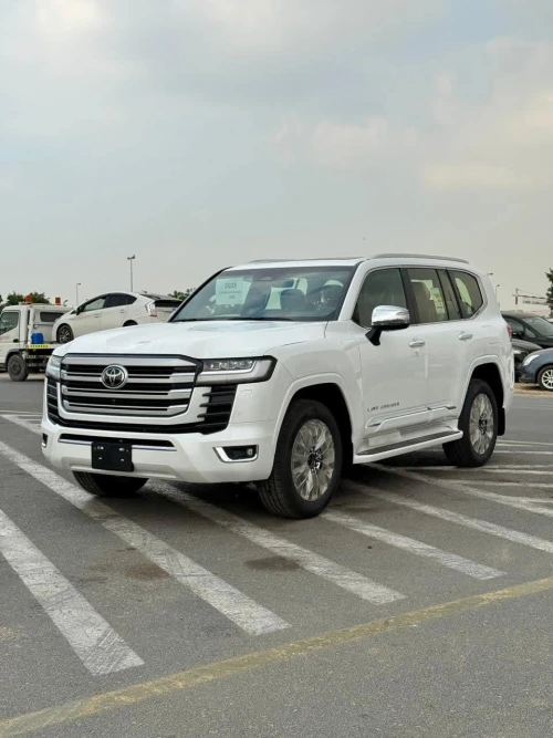 Toyota Land Cruiser VX.R 3.5L Petrol 2026 Model Year White Color Exterior 
